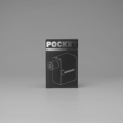 AIRBANK Elektrische Fahrradpumpe Pocket, 100 PSI Mini Kabellos