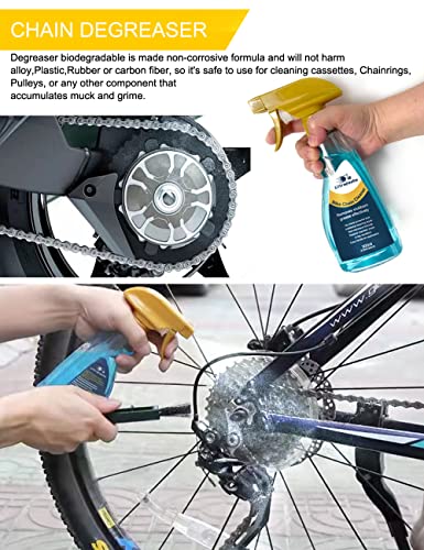 Ultrafashs Fahrradreinigungsset - Reinigung, Schutz und Schmierung.