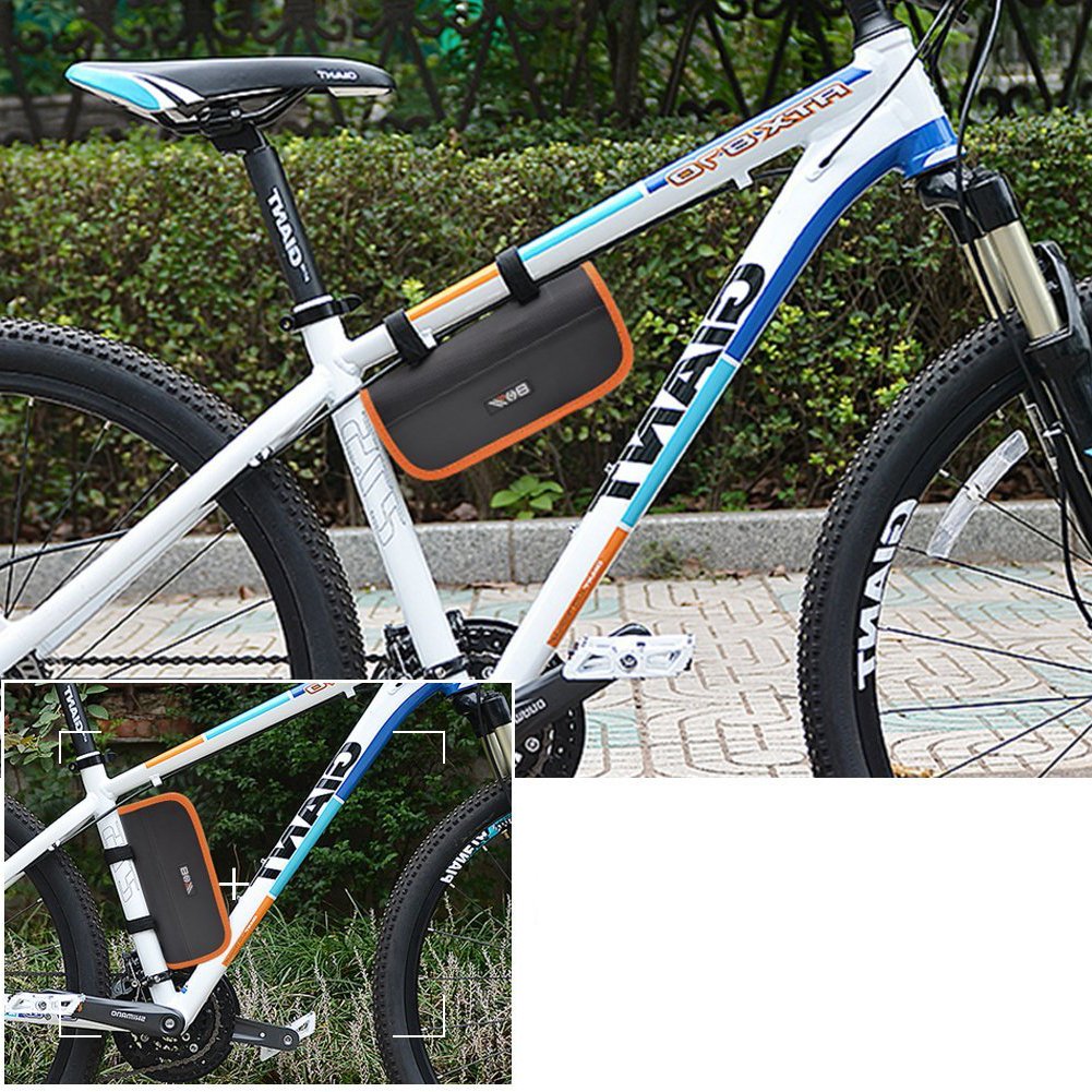Fahrradreparaturtasche mit Reifenpumpe - Tragbares Camping-Tool-Set